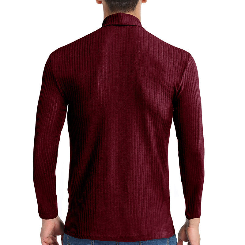 Herren Rollkragenpullover Kaschmir Weich Modern