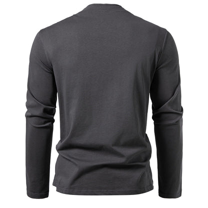 Herren Langarmshirt Moderne Trendmode