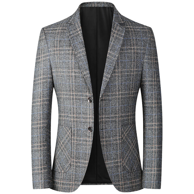 Herren Blazer Schottisch Elegant Slim Fit