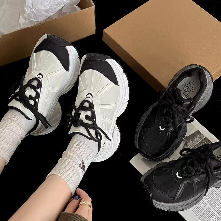 Damen Sneaker Sportlich Chunky mit Dämpfung Bequem