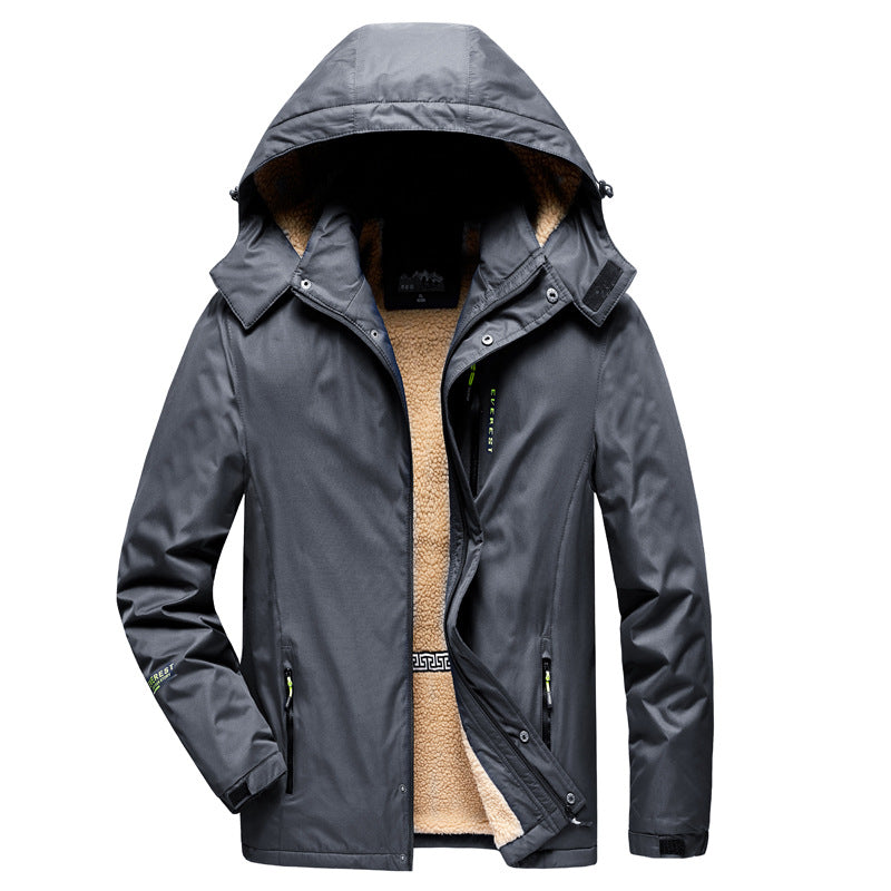 Herren Winterjacke Warm Fleecefutter Praktisch - BerlinGlamour