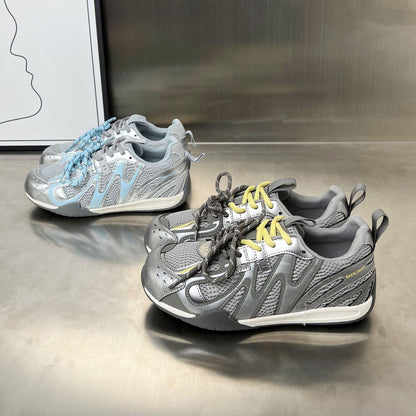 Damen SportSchuhe Leicht Mesh Sneaker Komfort Sohle