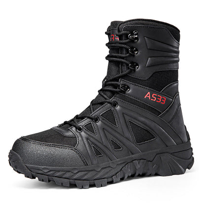 Herren Trekkingstiefel Outdoor Robust Wasserdicht mit Knöchelschutz
