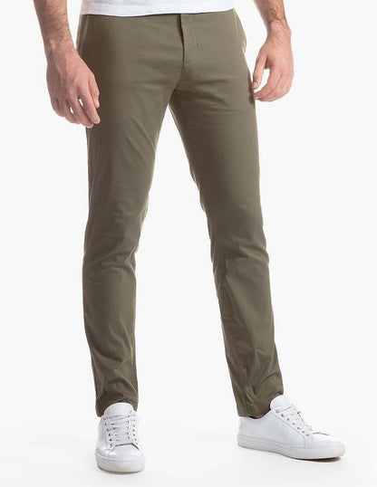 Herren Chinohose Elastisch Slim Fit Modern