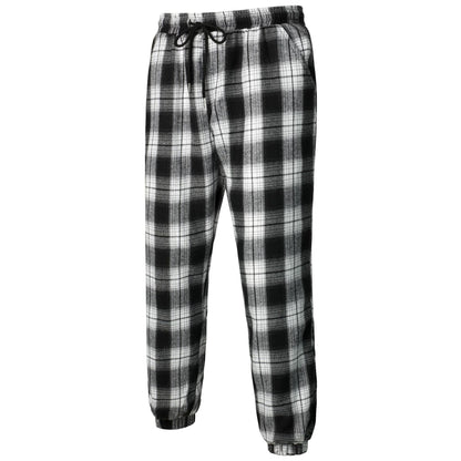 Herren Freizeithose Gemustert Bequem Mit Gummizug