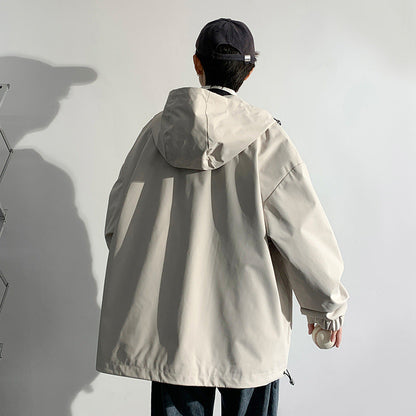 Herren Winterjacke Wetterfest Mit Kapuze und Taschen