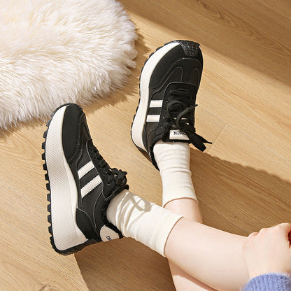 Damen Sneaker Warm Fleece Innensohle Rutschfest