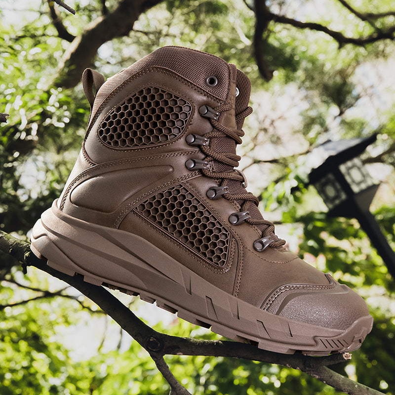 Herren Tactical Stiefel Griffig Atmungsaktiv Outdoor