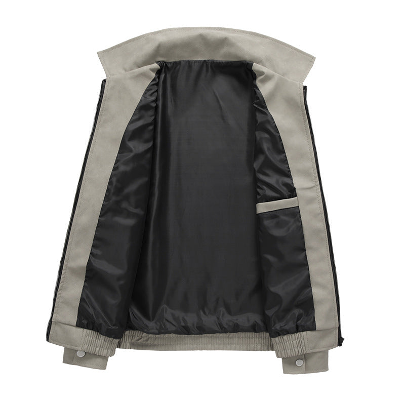 Herren Outdoor Jacke Lässig mit Taschen Elastisch