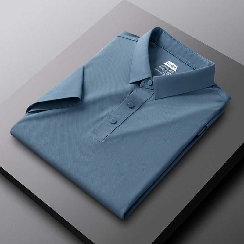 Herren Poloshirt Atmungsaktiv Strukturiert Modern