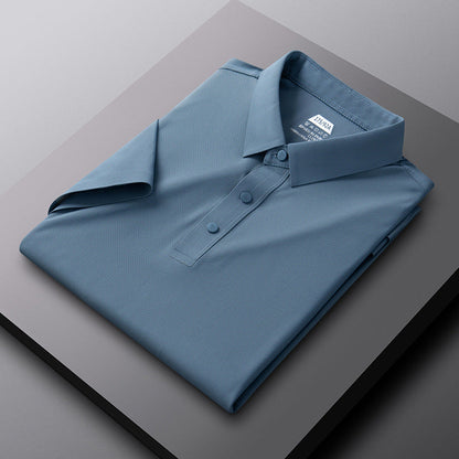 Herren Poloshirt Atmungsaktiv Strukturiert Modern