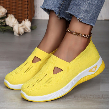 Damen Slipper Atmungsaktiv Elastisch Komfortabel
