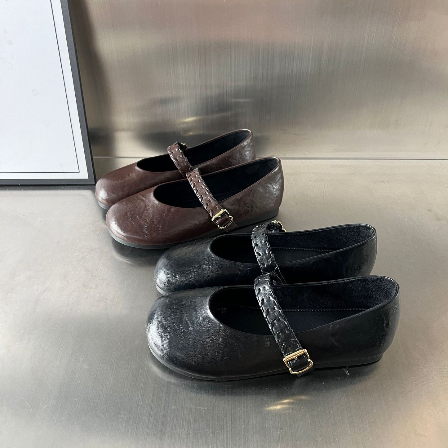 Damen Ballerinas Elegant Komfort Innensohle Schuhe