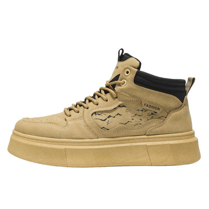Damen Sneaker High-Top Schwarz Modisch Elegantes Design