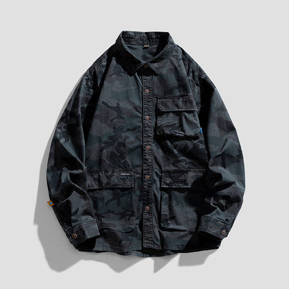 Herren Camo-Jacke Militärstyle Outdoor