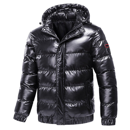 Herren Winterjacke Isolierend Warm Steppdetails Modern