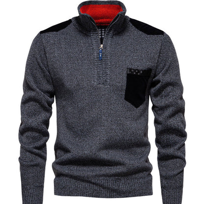 Herren Pullover Modern Halbhohem Kragen Trendig