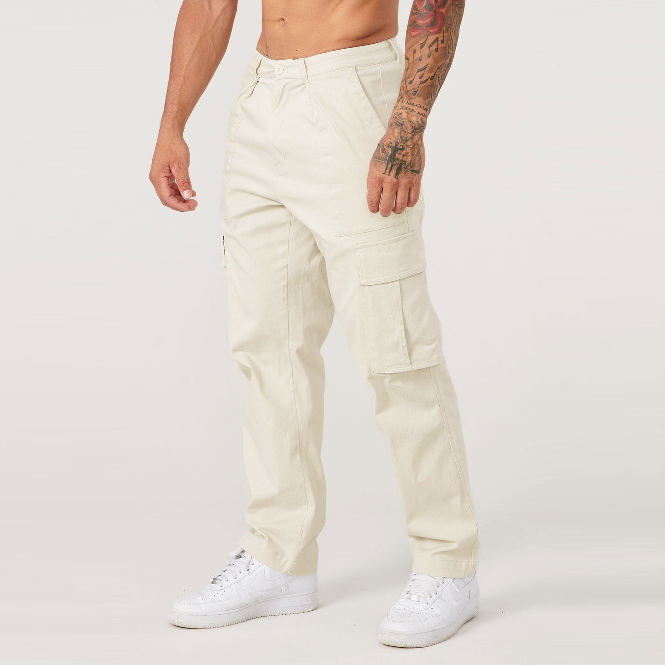 Herren Cargo-Hose Bequem Funktionale Taschen Outdoor
