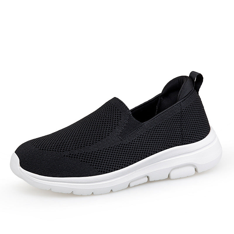 Damen Fitnessschuhe atmungsaktiv Mesh Slip-On Sneaker