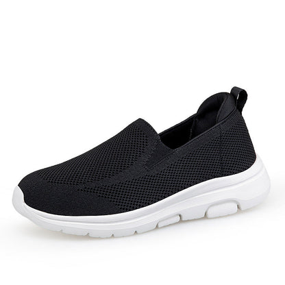 Damen Fitnessschuhe atmungsaktiv Mesh Slip-On Sneaker