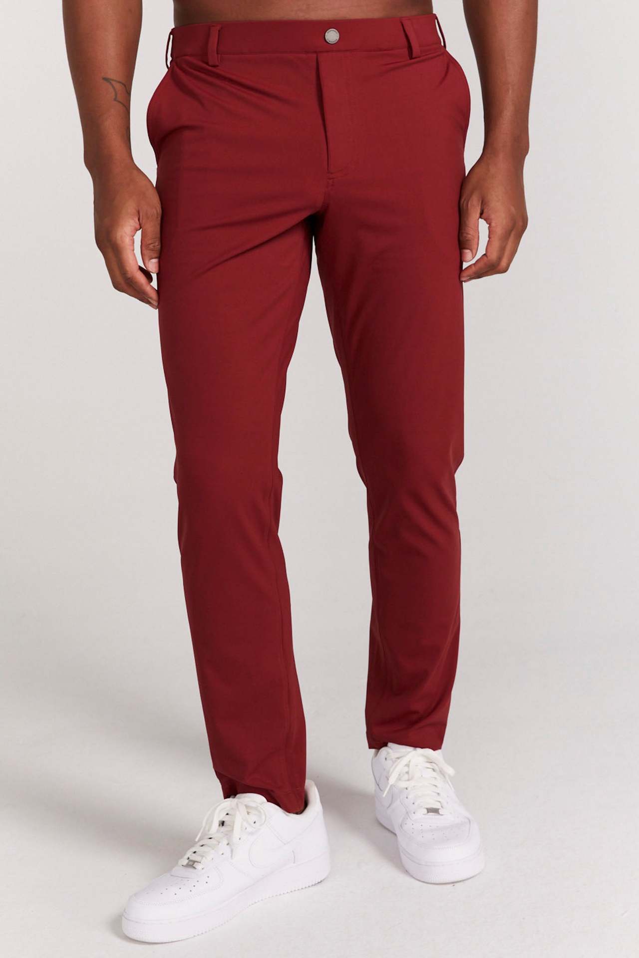 Herren Freizeithose Slim Fit Elastisch Mit Taschen