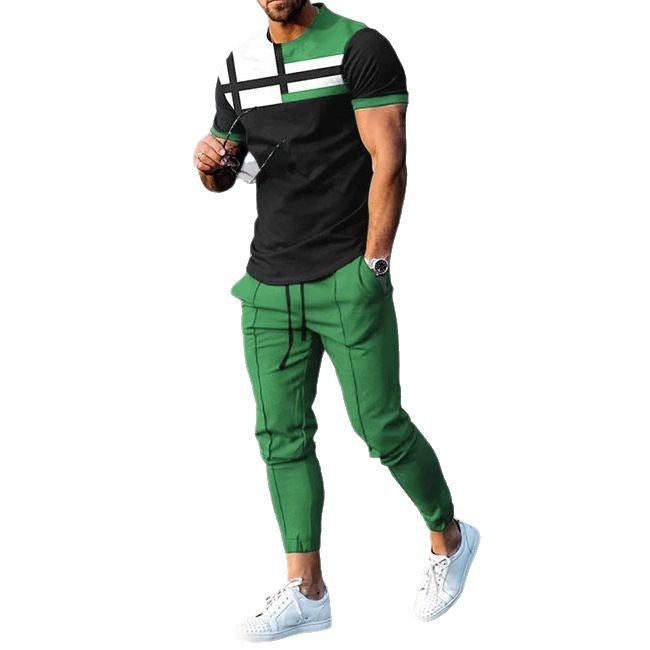 Herren Poloshirt Modern Farbblockdesign Relaxed Fit