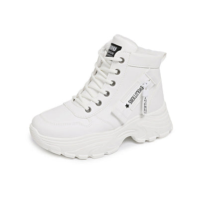 Damen Sneaker High-Top Modisch Komfortabel Mit Reißverschluss