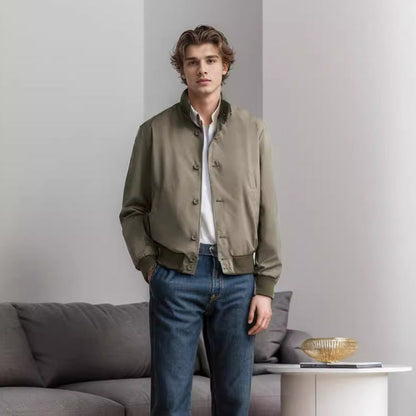 Herren Übergangsjacke Modern mit hohem Kragen