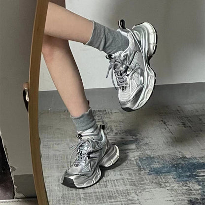 Damen Laufschuhe Sportlich Atmungsaktiv Mesh Leicht
