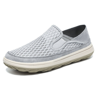 Damen Slip-On Schuhe Atmungsaktiv Freizeit Schuhe Bequem