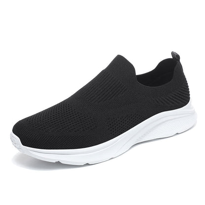 Damen Sportschuhe Slip-On Atmungsaktiv Mesh Bequem - BerlinGlamour