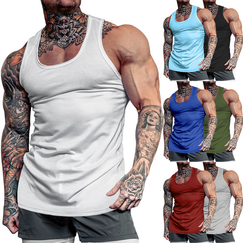 Herren Fitness Tanktop Sportlich Funktionell - BerlinGlamour