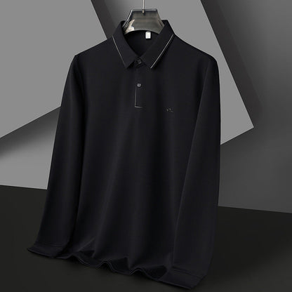 Herren Poloshirt Langarm Feuchtigkeitsregulierend Hochwertig