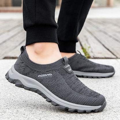 Damen Sneaker Slip-On Bequem Atmungsaktiv