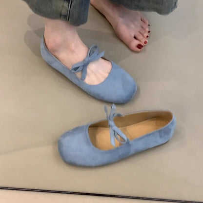 Damen Ballerinas Schleifen-Design Komfortabel Elegant