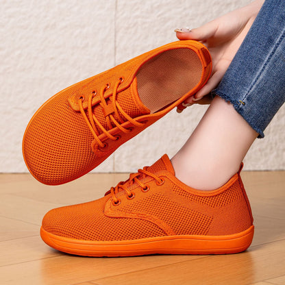 Damen Sneaker Atmungsaktiv Elastisch Leder Schuhe - BerlinGlamour
