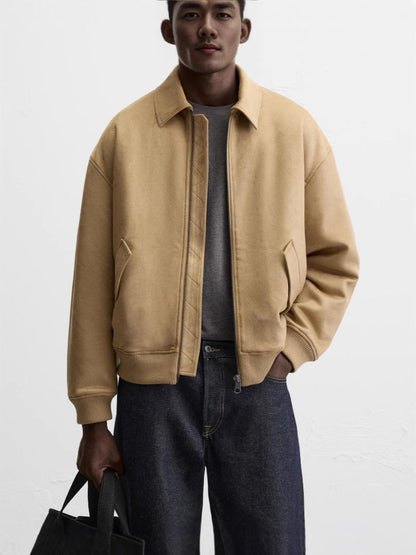 Herren Steppjacke Lässig Mit Taschen Modern