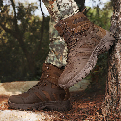 Herren Tactical Boots Strapazierfähig Rutschfest Schnürsenkel