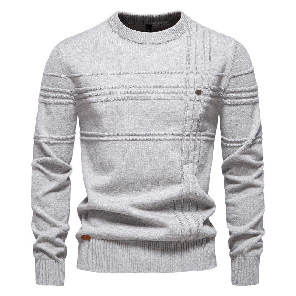 Herren Strickpullover Modern Komfortpassform Großes Design