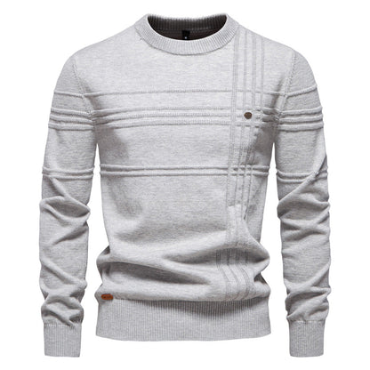 Herren Strickpullover Modern Komfortpassform Großes Design