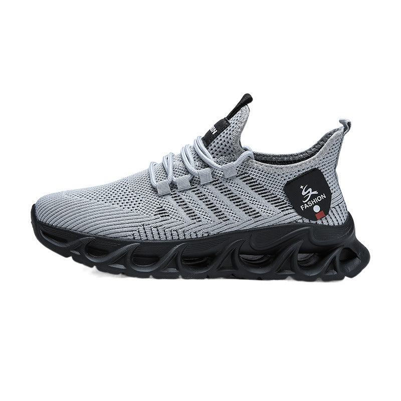 Damen Sneaker Atmungsaktiv Fitness Schuhe Rutschfest Elastisch