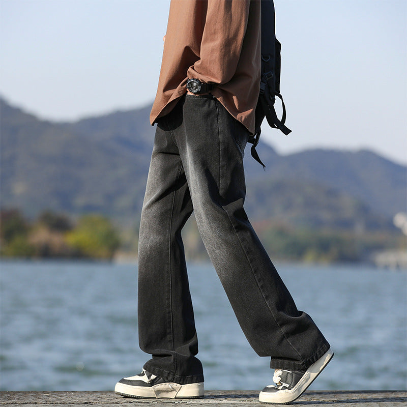 Herren Jeans Weite Bein Slim Fit Berlin Style