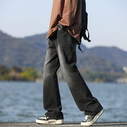 Herren Jeans Weite Bein Slim Fit Berlin Style
