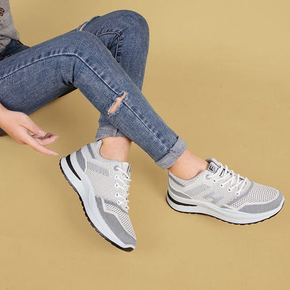 Damen Laufschuhe atmungsaktiv Stoßdämpfend Sneaker