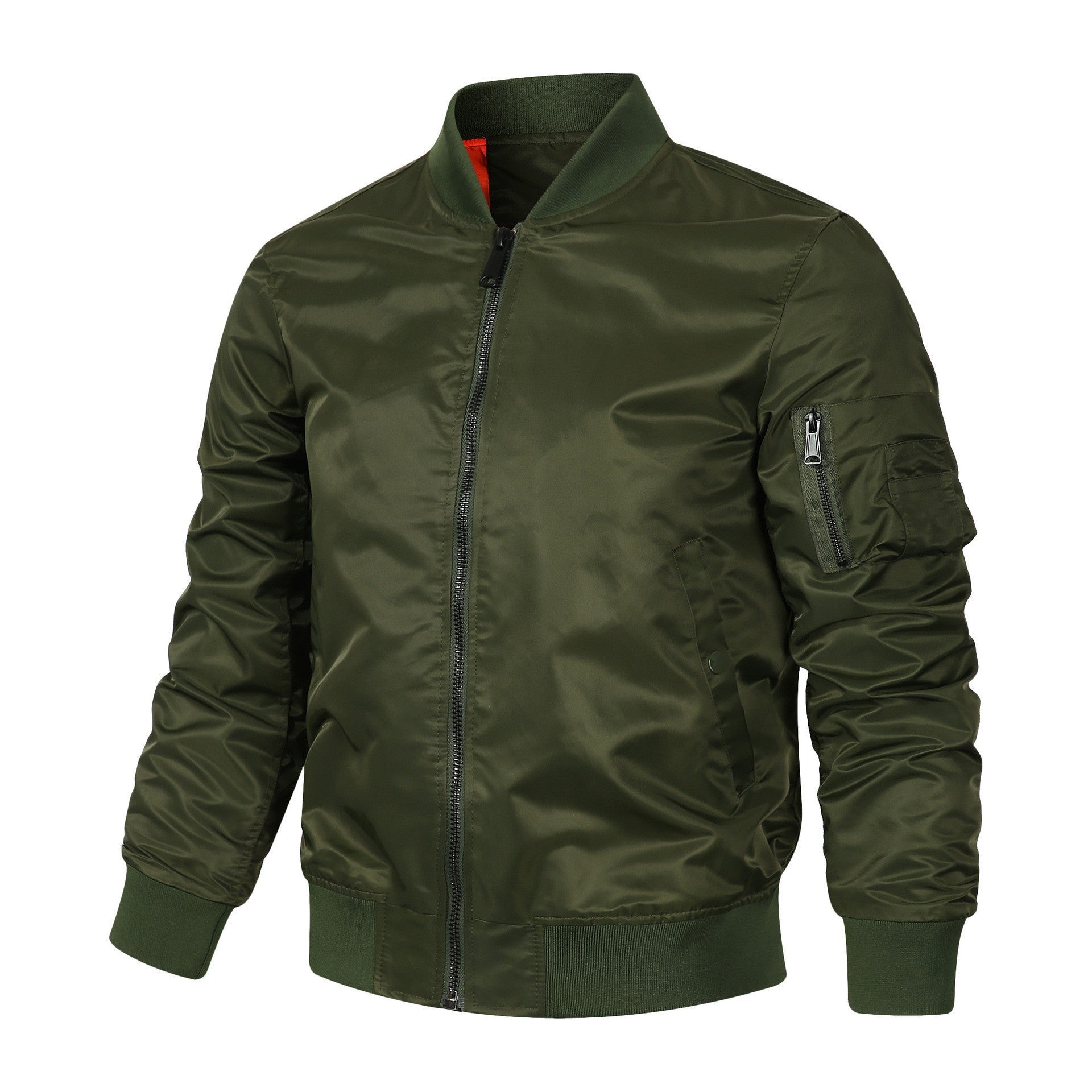 Herren Bomberjacke Funktionstaschen Lässig Modern - BerlinGlamour