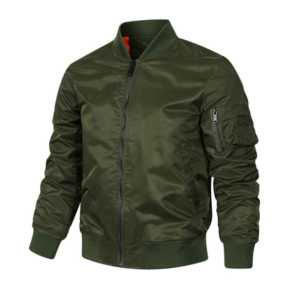 Herren Bomberjacke Funktionstaschen Lässig Modern - BerlinGlamour