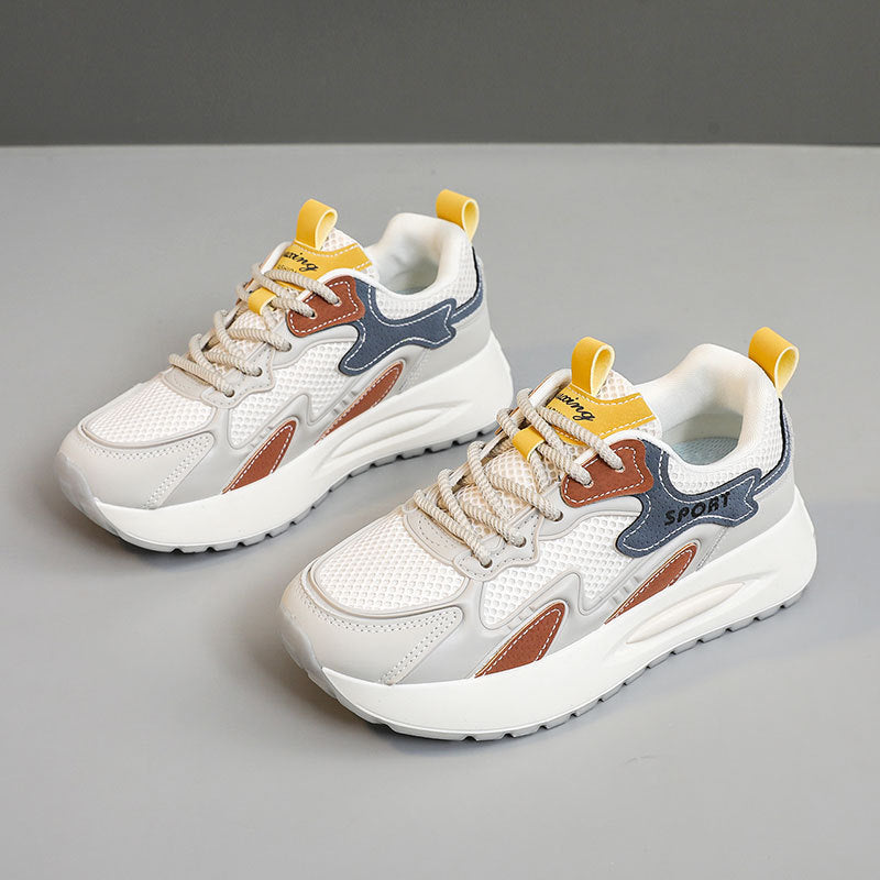 Damen Sport Sneaker atmungsaktiv Laufsohle Weich