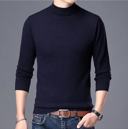 Herren Rollkragenpullover Fein Strick Hochwertig Elegent