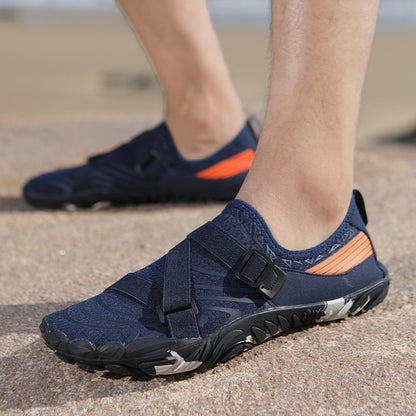 Damen Aquafitness Schuhe Sportlich Rutschfest Verstellbar