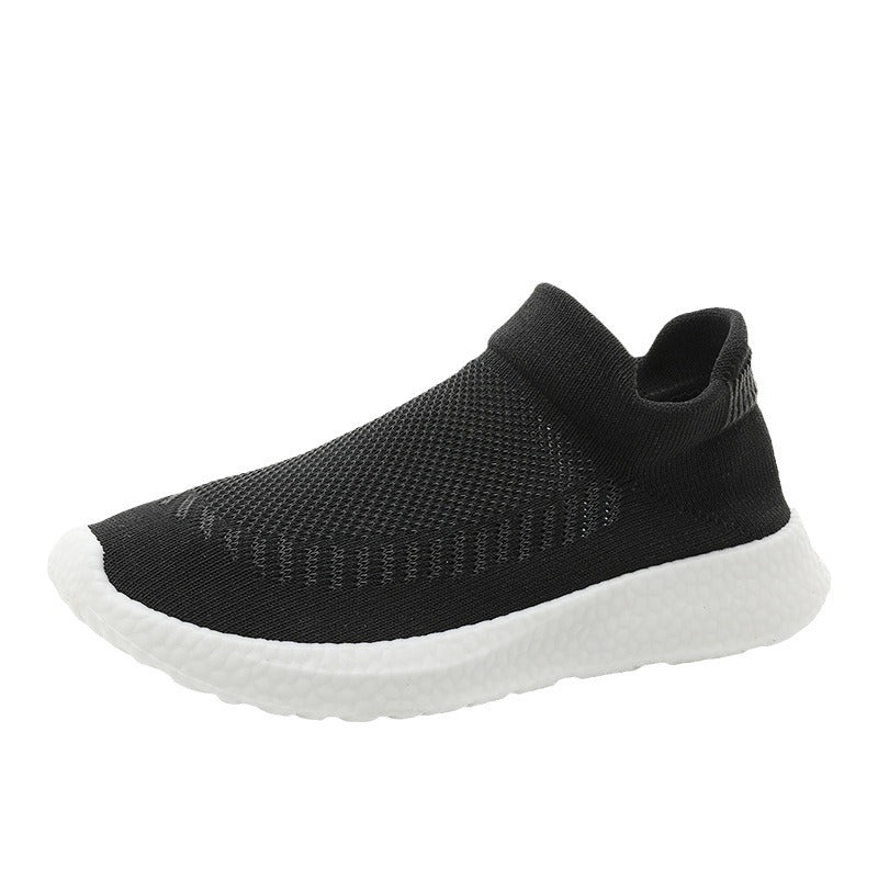 Damen Sneaker Atmungsaktiv Slip-On Schuhe Bequem